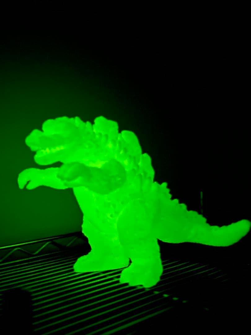 【ビンテージ　レア品】　ゴジラ蓄光フィギュア