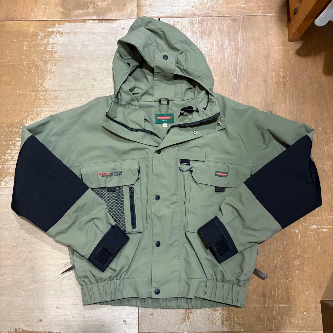フライフィッシングジャケットREDINGTON カーキ黒S