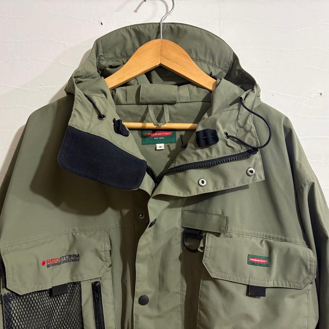 フライフィッシングジャケットREDINGTON カーキ黒S