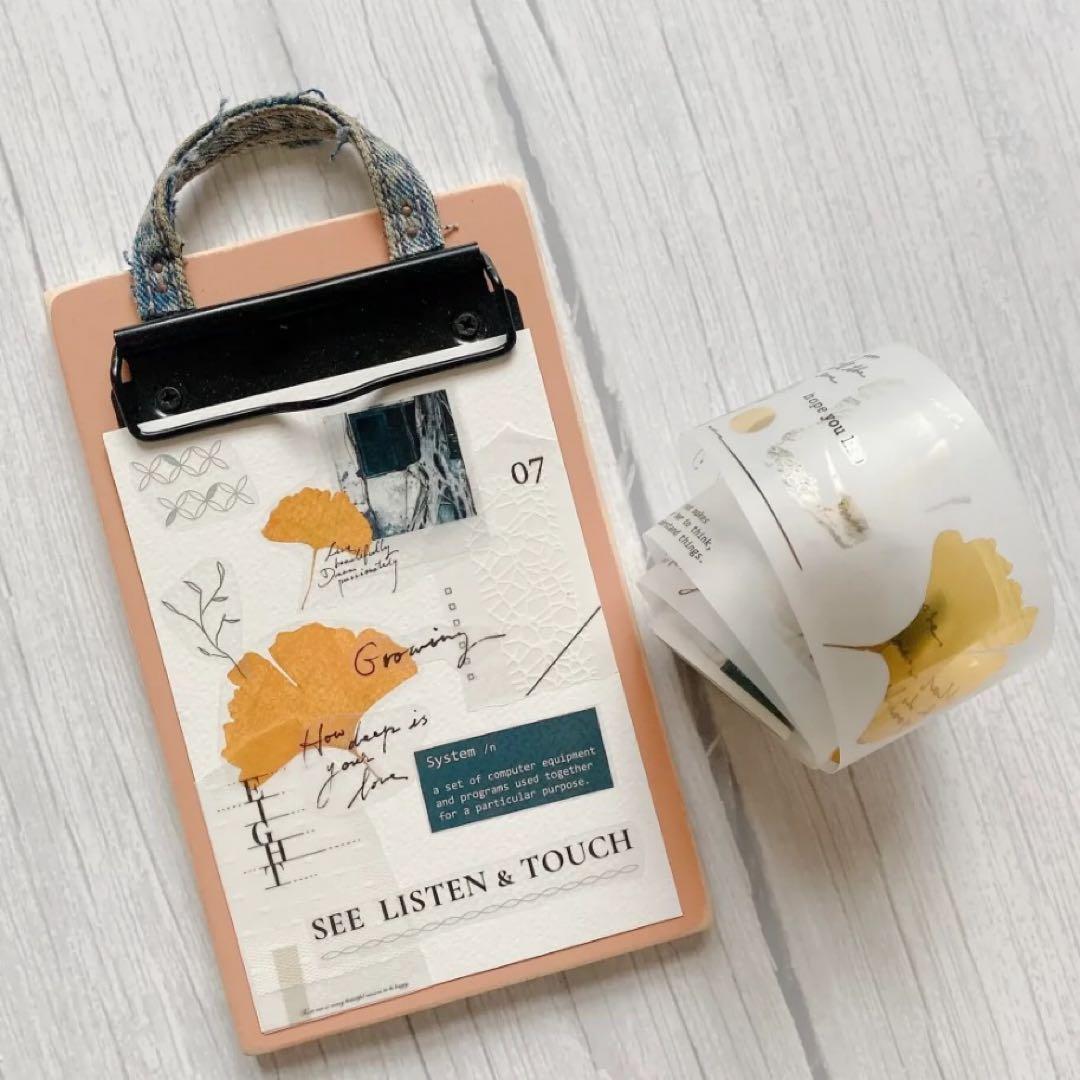 新品　Shiwu　Collage04〜07　PET霧面マスキングテープ　4本