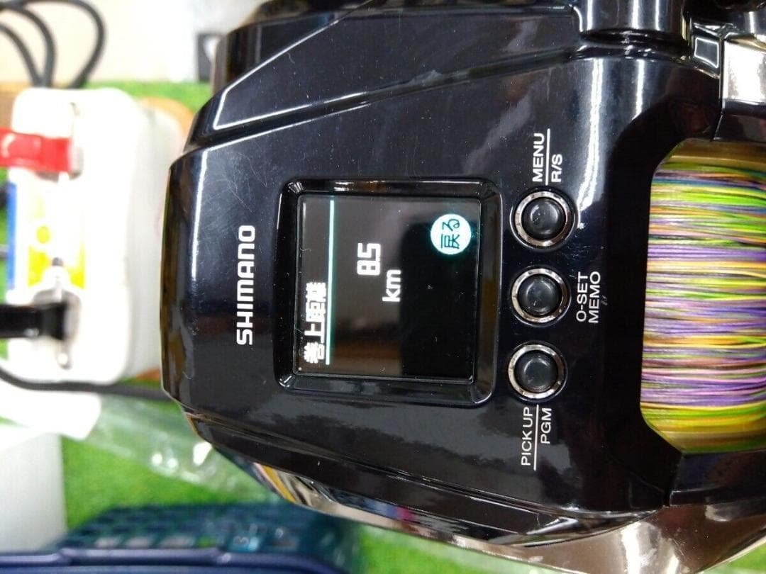 シマノ22 BEASTMASTER MD 6000電動リール、使用距離8.5km