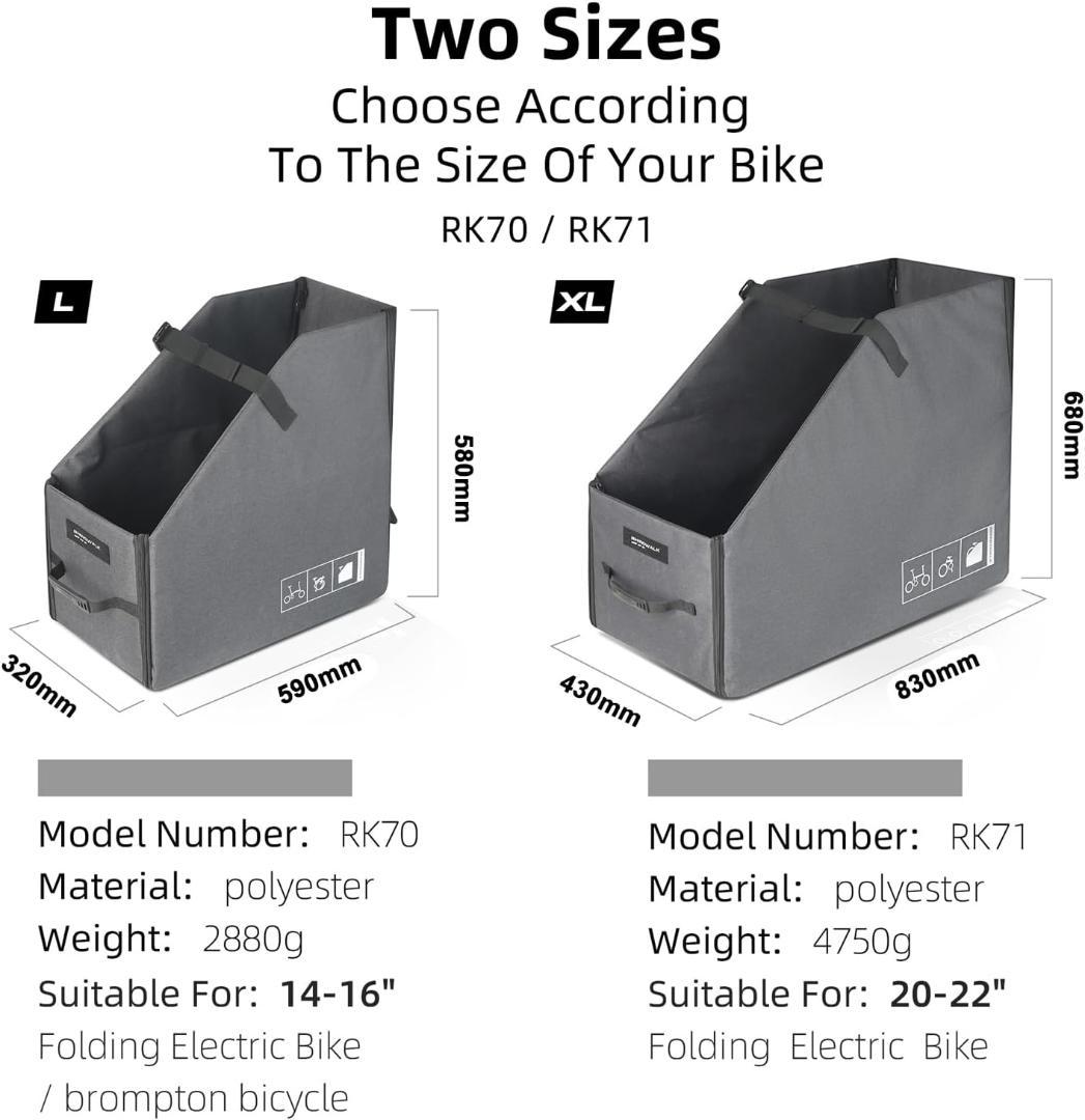 折りたたみ自転車収納ボックス ダストカバー付き 自転車収納袋 屋外折りたたみ式