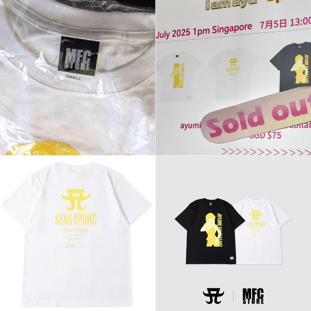 浜崎あゆみ ASIATOUR 2025 Tシャツ白 S シンガポール 新品 公式