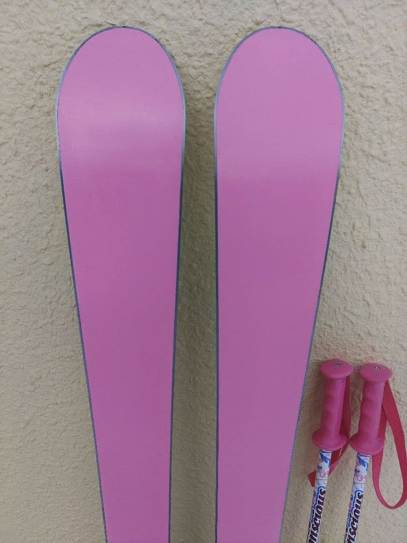 MSX Girls 　130㎝ジュニアスキー・ストックセット　子供用スキー板