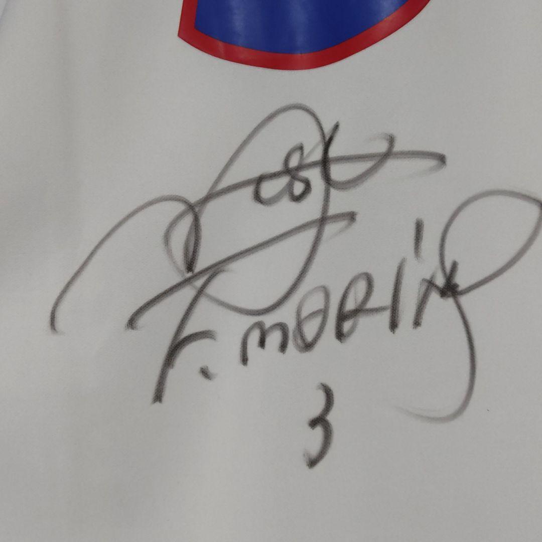 横浜Ｆ・マリノス2001ユニフォームL 松田直樹選手 直筆サイン、漢字ネーム入り