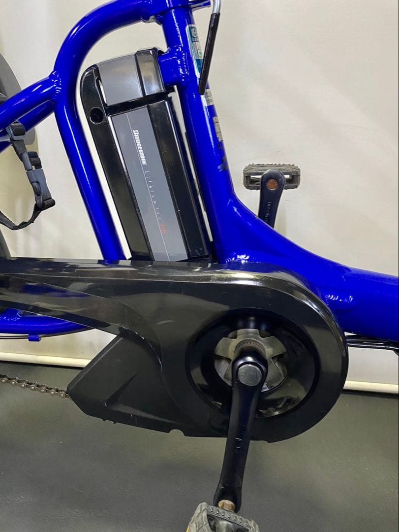 1年保証 送料無料　ヤマハ　パスキッス　20インチ　青色　電動アシスト自転車