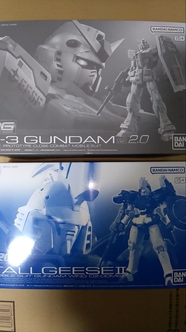 【未組み立て】RG G-3ガンダム ver.2.0、トールギスⅡ