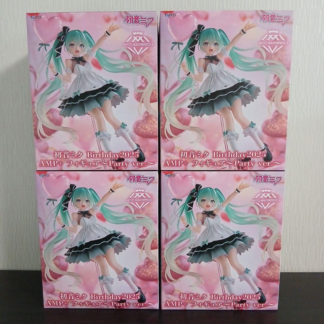 初音ミク Birthday 2025 AMP フィギュア 4個セット