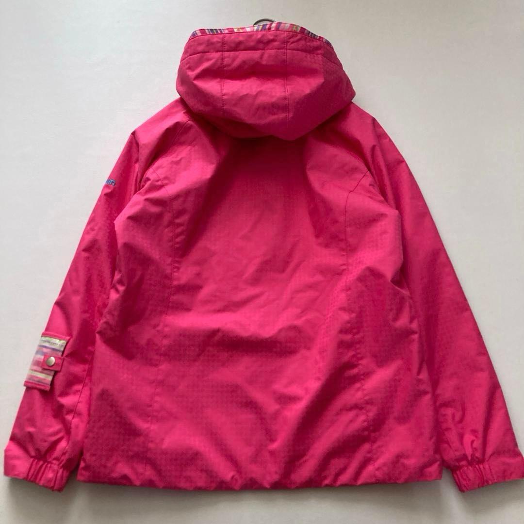 【美品】GOLDWIN　スキーウェア 中綿ジャケット M ピンク フード付き