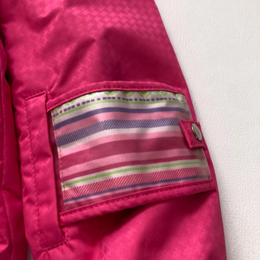 【美品】GOLDWIN　スキーウェア 中綿ジャケット M ピンク フード付き