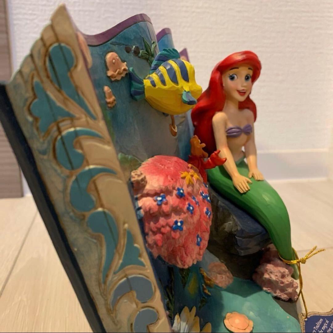 フィギュア ディズニー アリエル　木彫り　The little mermaid