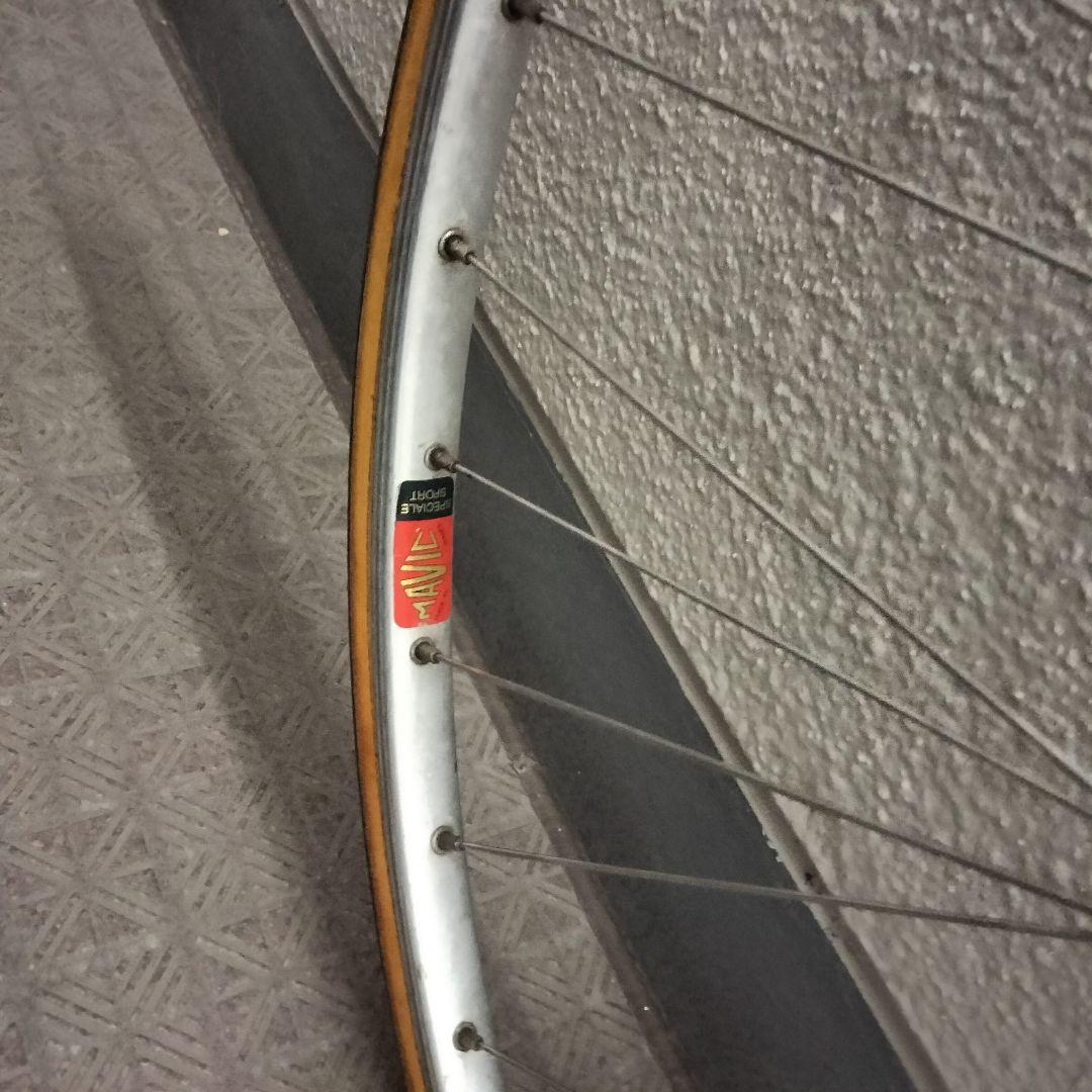 ■格安中古！引取限定■ ヴィンテージ　クロモリ　ロードフレーム　ホイールおまけ付