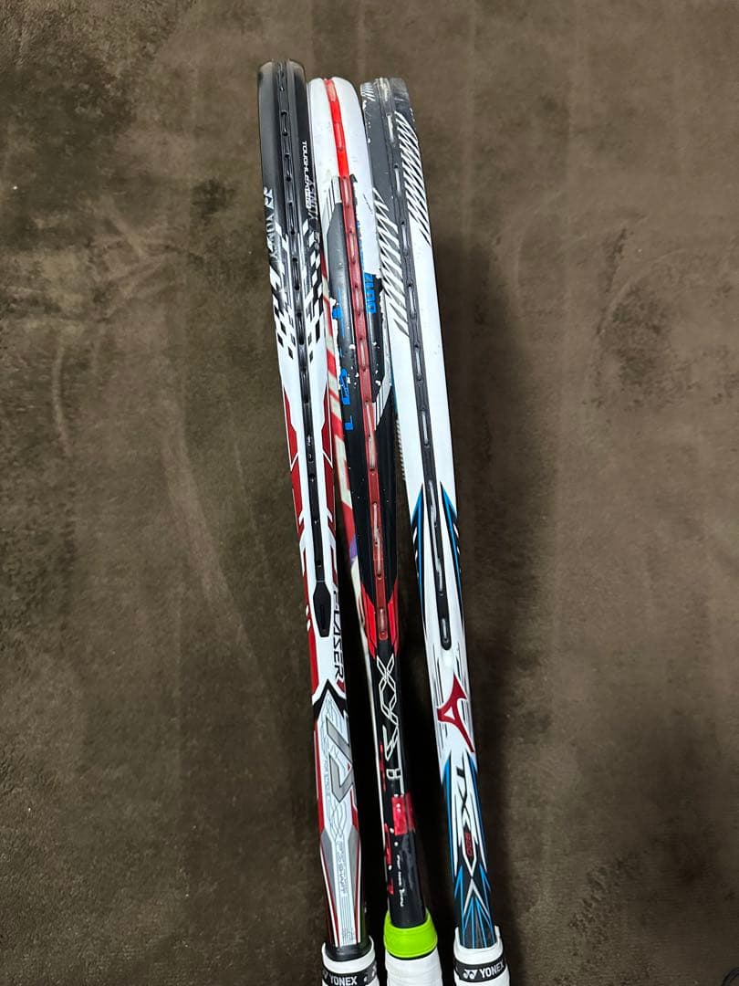 ミズノ　XYST T01、TX900、ヨネックスF-LAZER