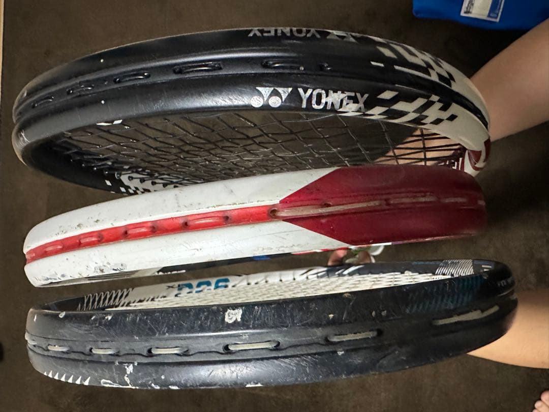 ミズノ　XYST T01、TX900、ヨネックスF-LAZER