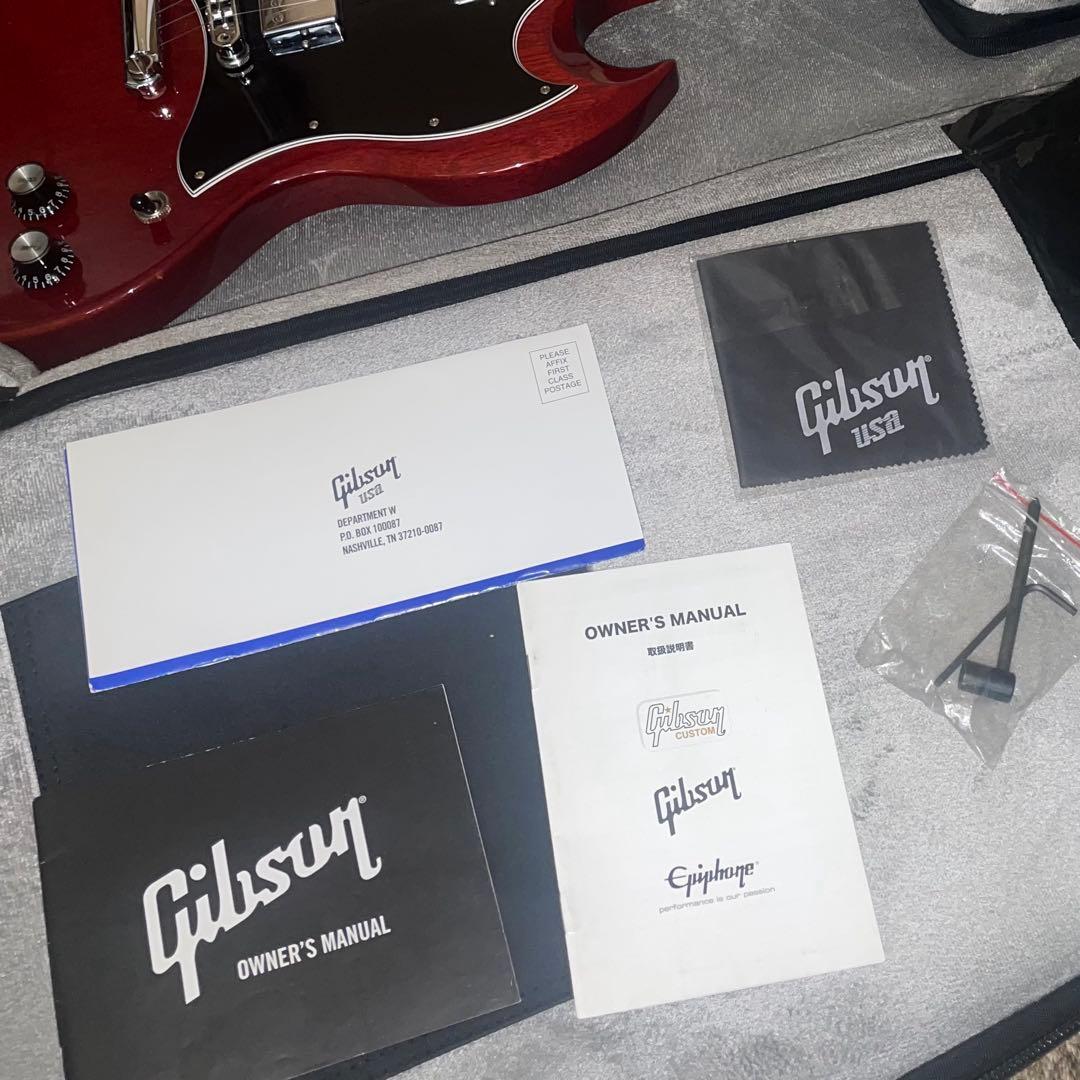 Gibson SG standard 2019 本体、付属品、ソフトケース
