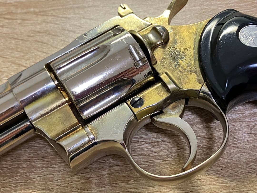 コクサイ コルト パイソン 6インチ 金属製モデルガン SMGマーク有り