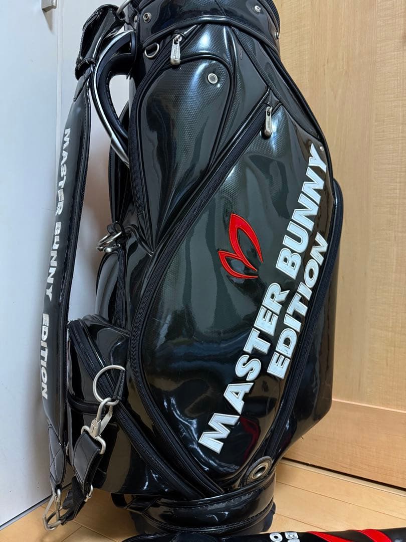 完売★マスターバニー★キャディバッグ★ゴルフ★パーリーゲイツ★ゴルフバッグ★黒