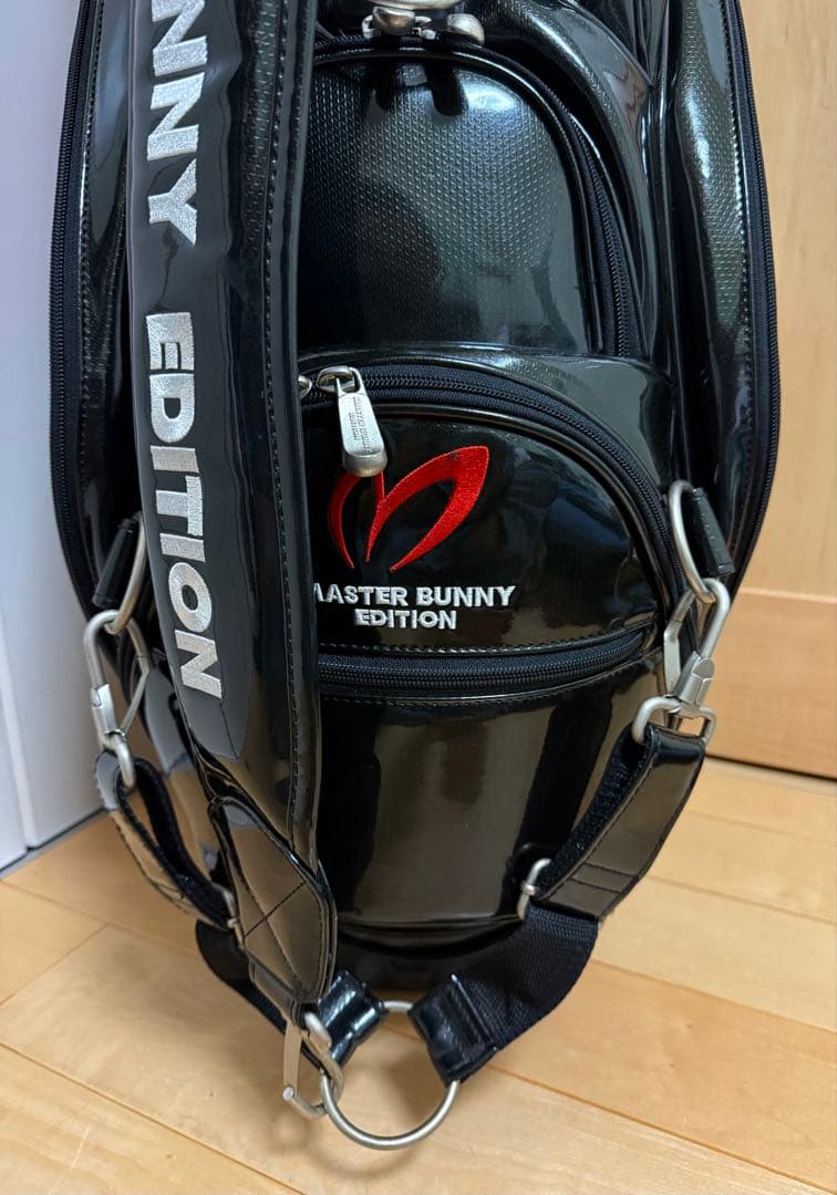 完売★マスターバニー★キャディバッグ★ゴルフ★パーリーゲイツ★ゴルフバッグ★黒