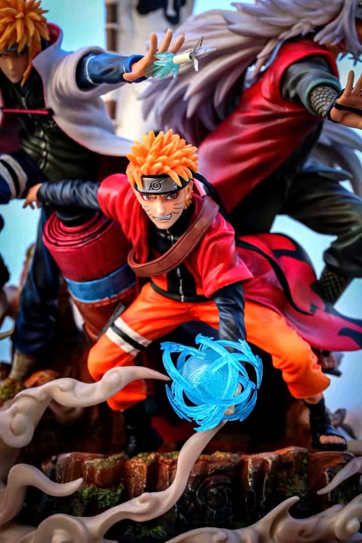 41cm NARUTO 自来也　波風ミナト　ナルト　フィギュア ガレージキット
