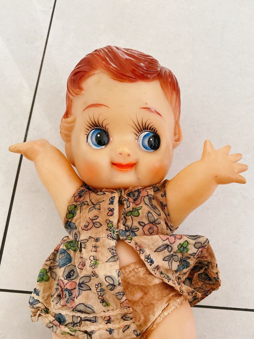 キューピー　デコちゃん　人形　昭和レトロ　ヴィンテージ