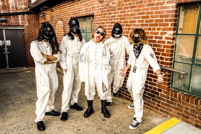 HYDE着 SWITCHBLADE ジャンプスーツ ホワイト