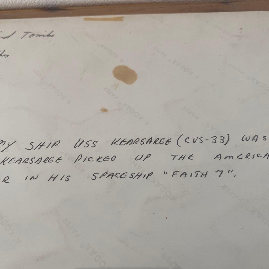 【激・レア】☆1963年『NASA』戦艦写真☆ゴードン・クーパー☆