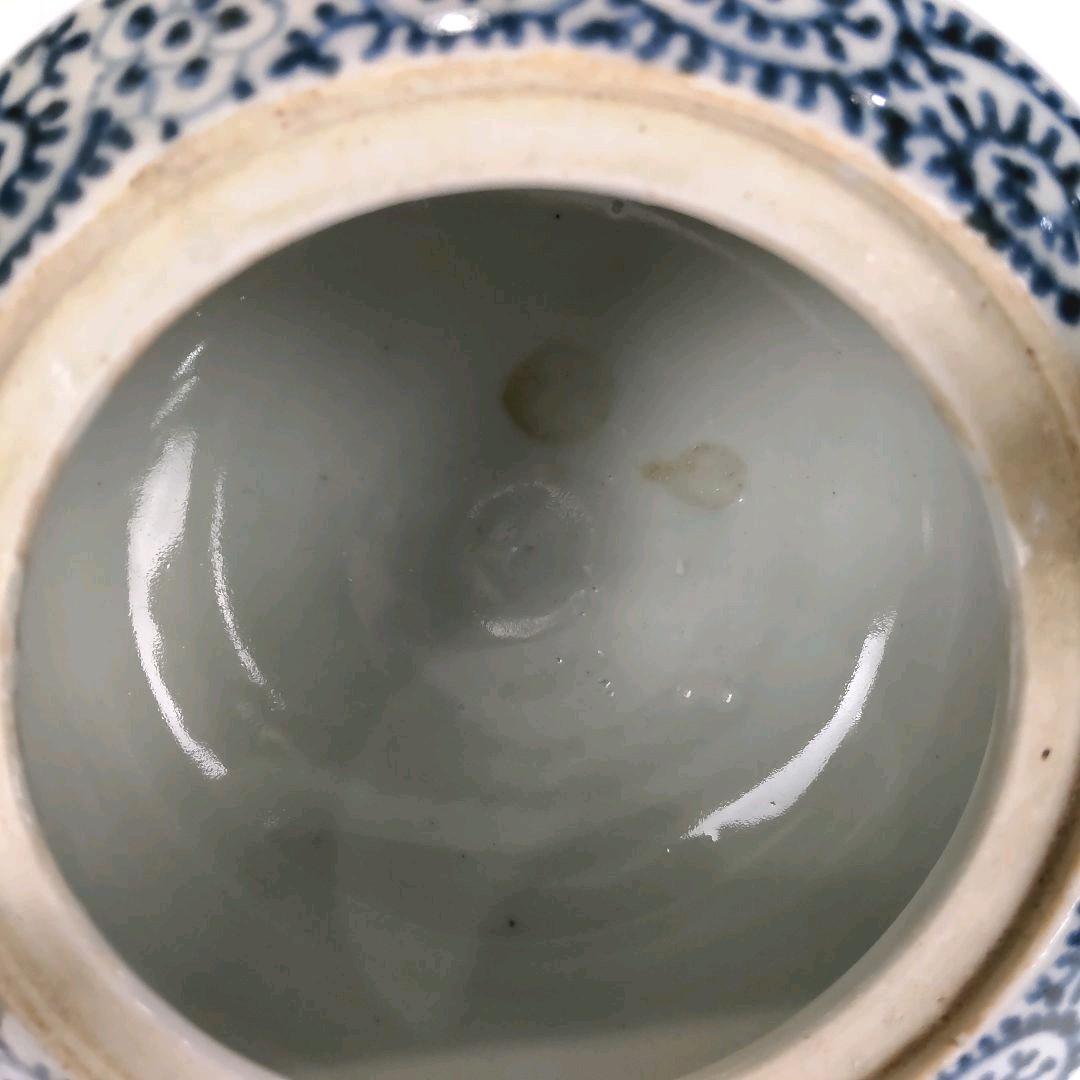 お値下げしました。古伊万里　染付　蛸唐草　銚子