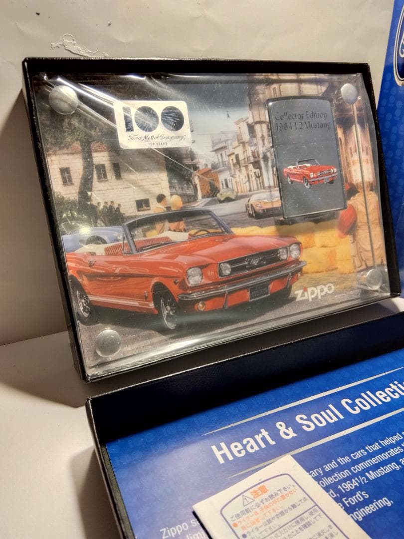 ZIPPO　ジッポー　限定　フォード　１００周年　　　　　　　マスタング　未使用