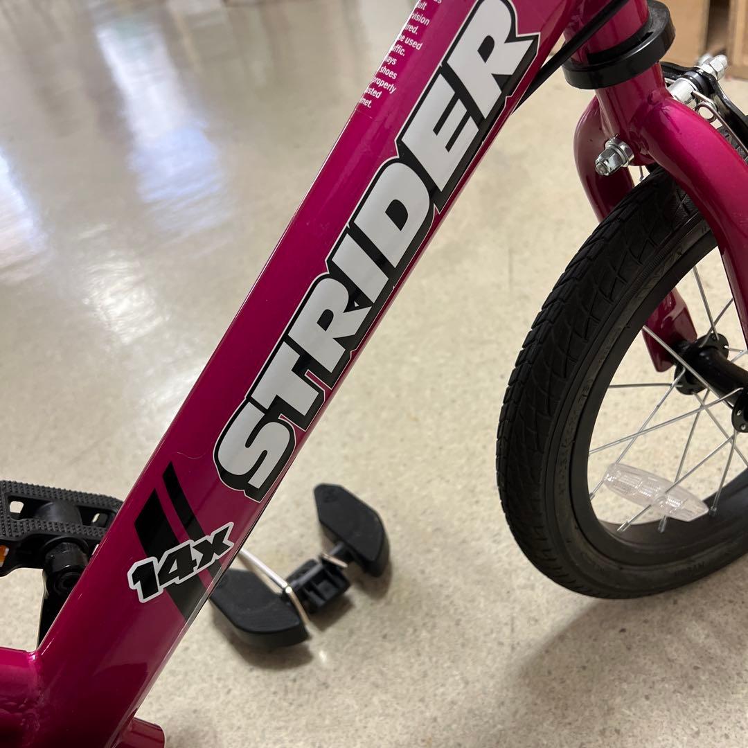 あ*マ様 STRIDER ストライダー 14X フューシャピンク スタンド付き