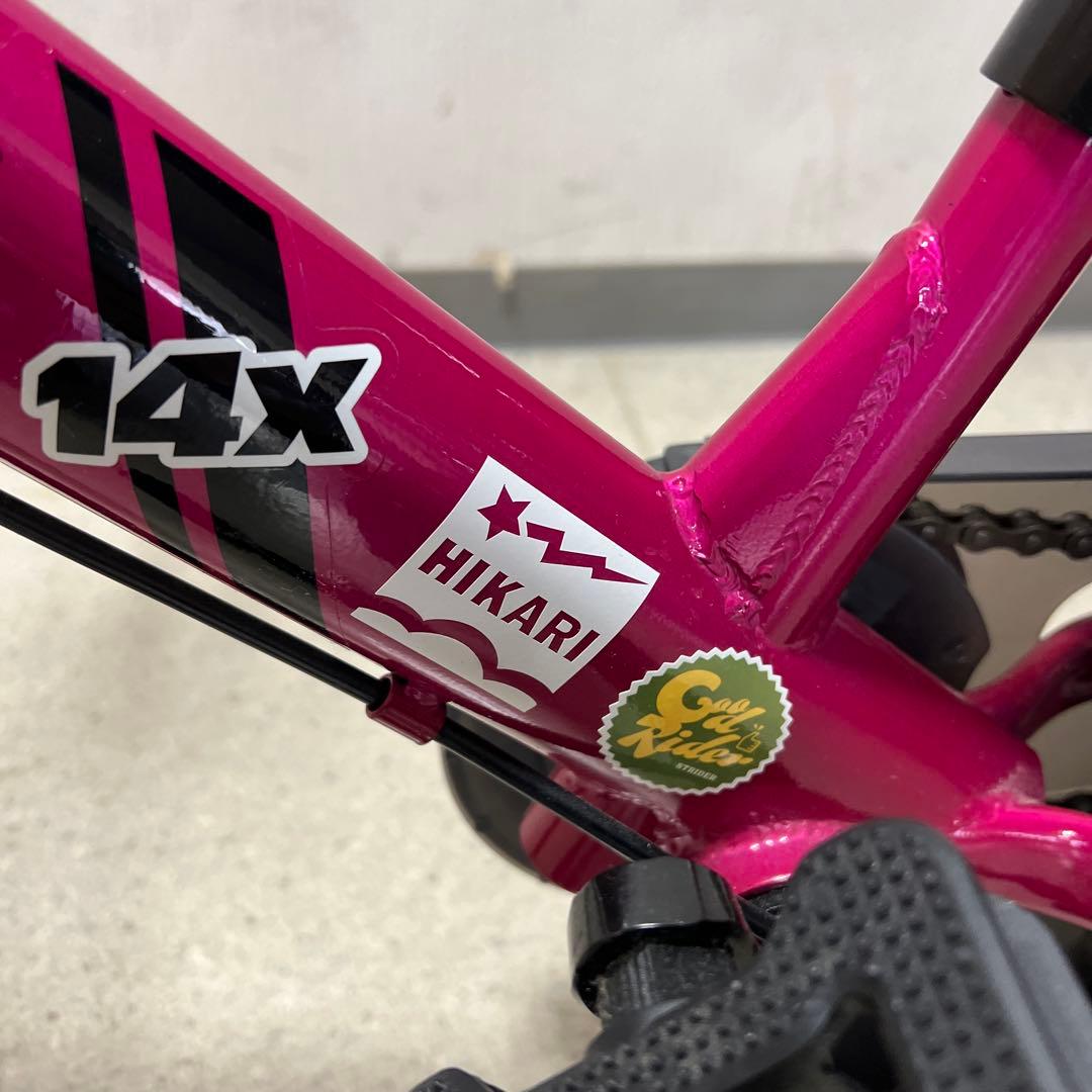 あ*マ様 STRIDER ストライダー 14X フューシャピンク スタンド付き