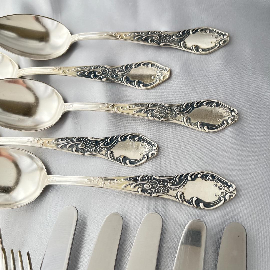 【ドイツ】ディナーセット 15本【シルバープレート】