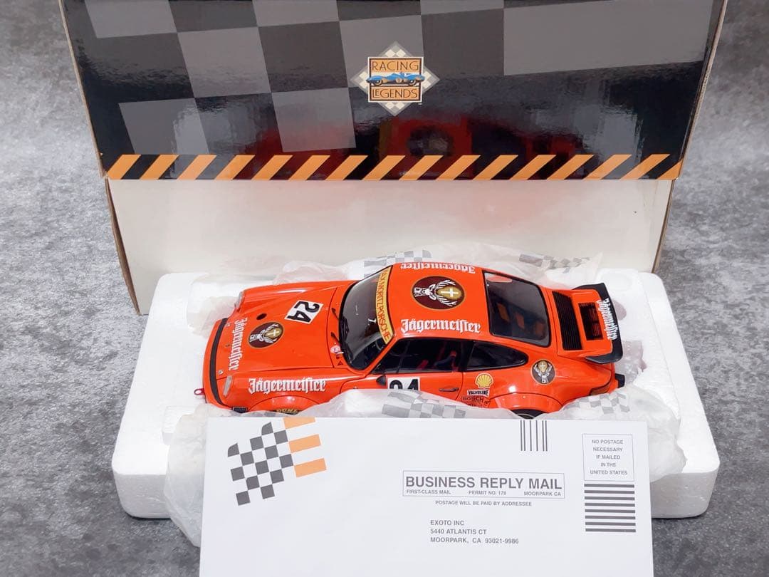ミニカー 1/18 EXOTO Porsche 934 RSR Jagermeister