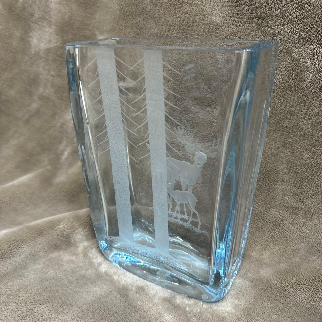 Strombergshyttan Sweden Crystal  Vase、花器