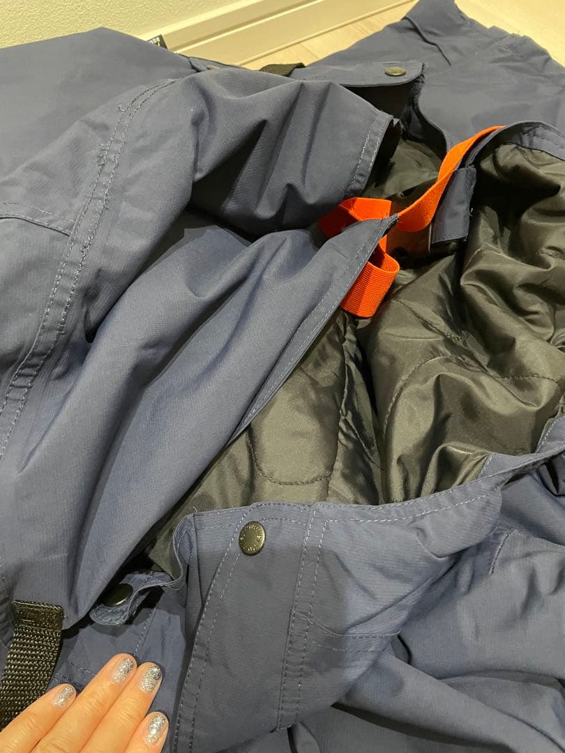 RIVALLEY BLUE B1000 EXTREMEサロペット リバレイ防寒着