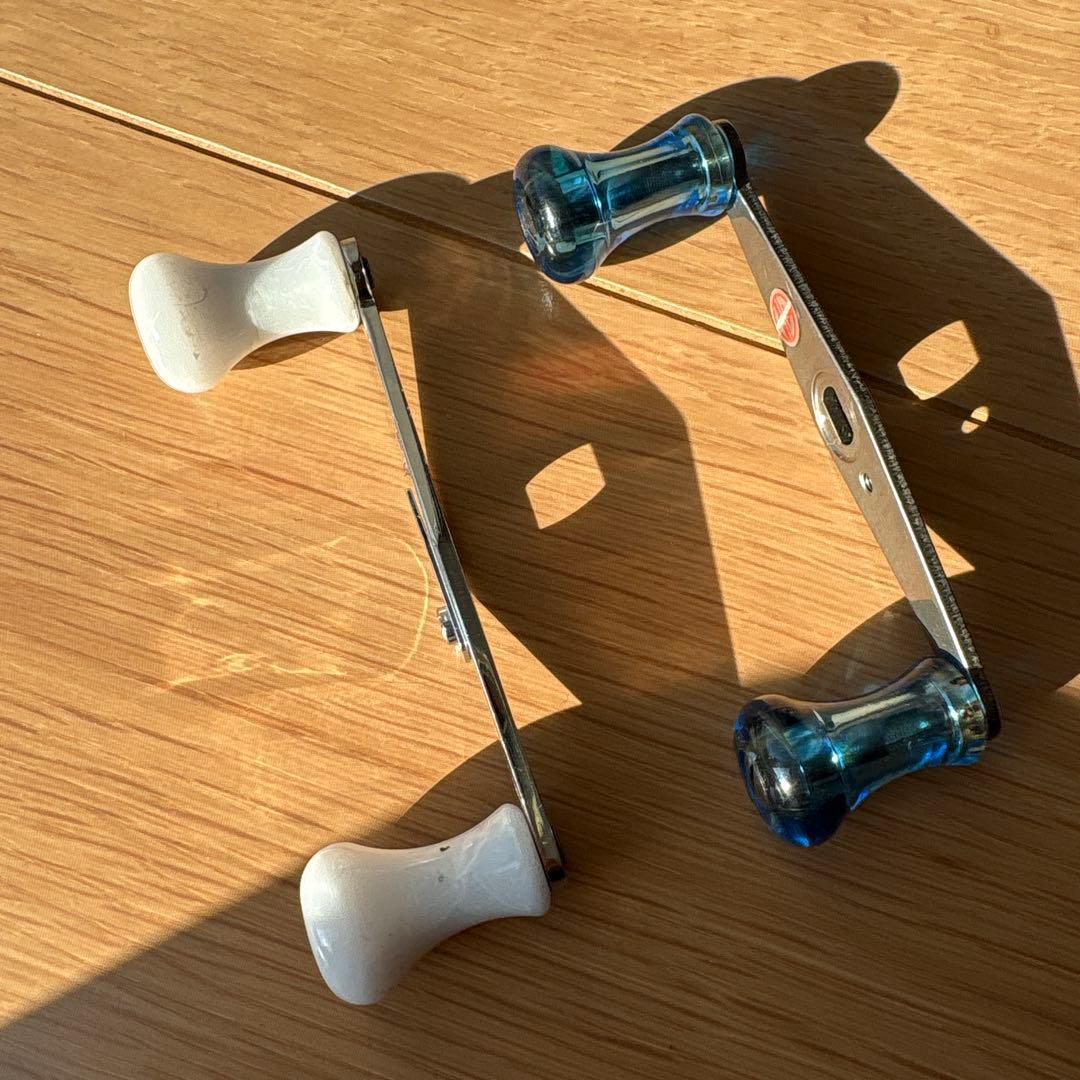 アンバサダー　オールドアブ　ハンドル2点セット　ハネダクラフト　雷魚