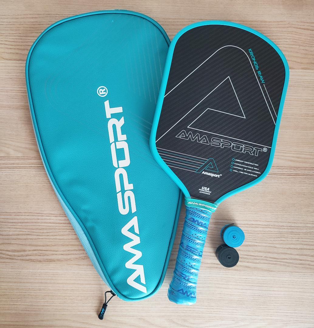 USAP 承認 ピックルボール パドル AMA Sport 生カーボンファイバー