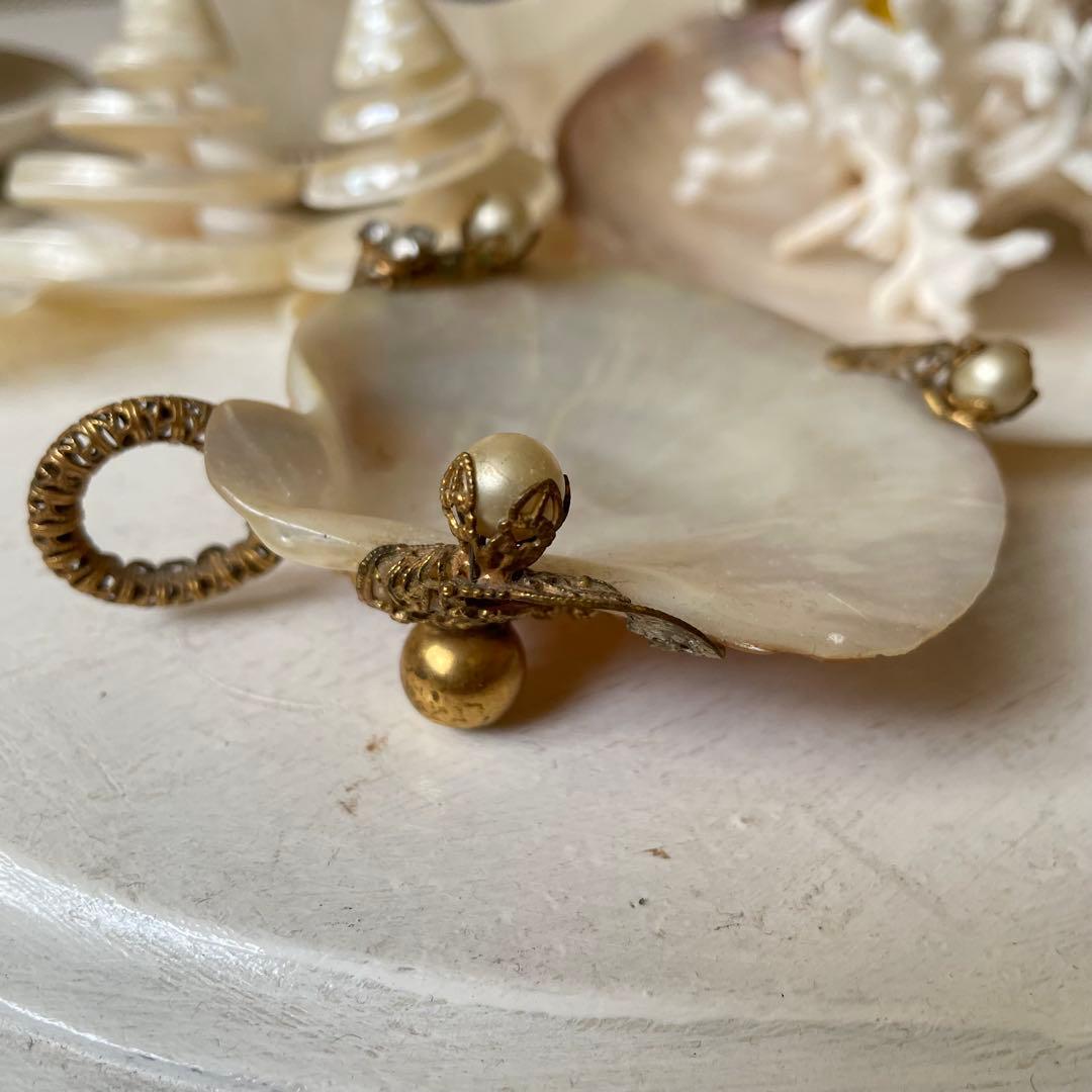 アンティークピンディッシュ Mother of Pearl Shell