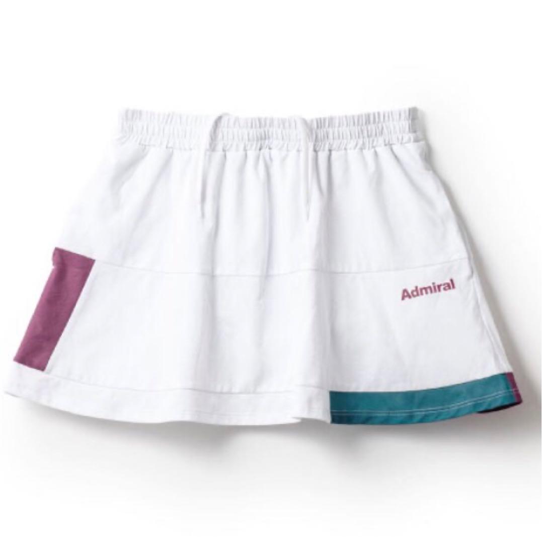 アドミラルテニスウェア2点セットアップホワイトL2024