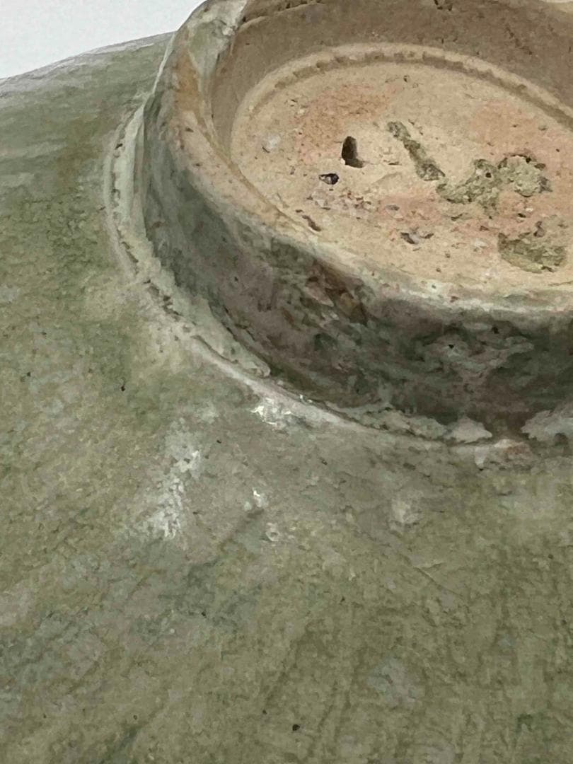 宋時代　青磁　耀州窯刻花碗　鉢　茶碗　唐物　古賞物　時代物(C-77)