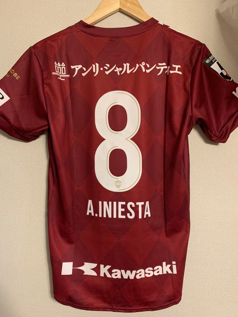新品 ヴィッセル神戸 2020 1stレプリカユニフォーム M #8イニエスタ