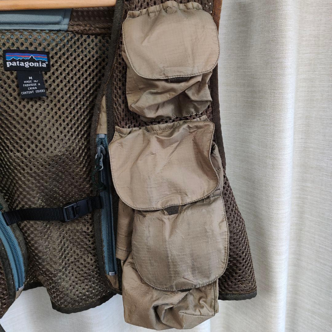 パタゴニア フィッシングベスト M ベージュ ブラウン 82683