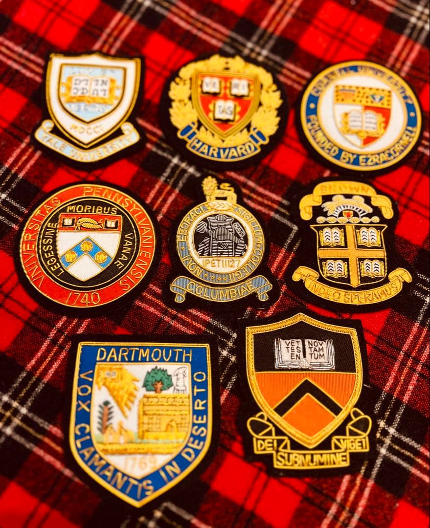 アイビーリーグ校章アメリカ東部8大学ダートマス大学ブレザーエンブレム大変貴重