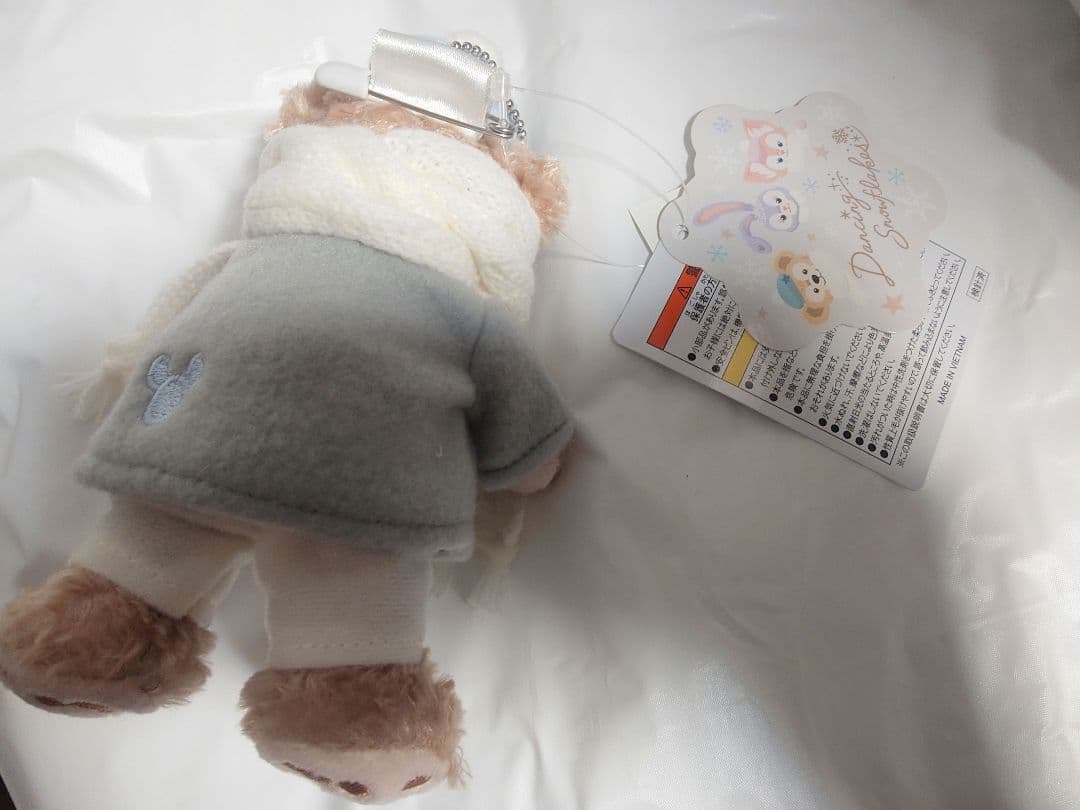 ダンシングスノーフレークス ダッフィー リーナベル ぬいぐるみバッジ ディズニー