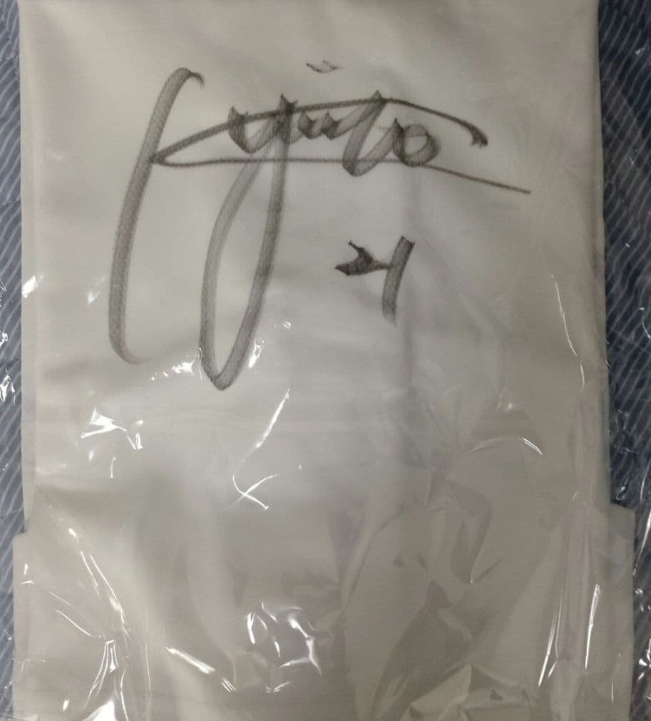 【非売品】金丸夢斗 直筆サイン入りTシャツ／ルーキー限定＆当選品　中日ドラゴンズ