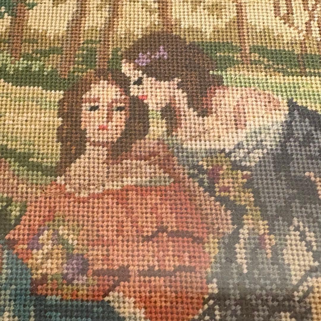 プチポアン 刺繍額