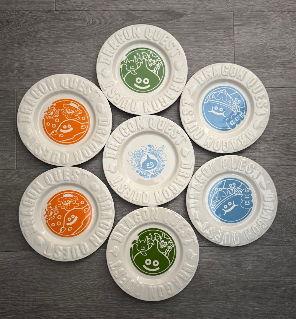 ドラクエふくびき所スペシャル　プレート皿　7枚セットとおまけ保冷バッグ