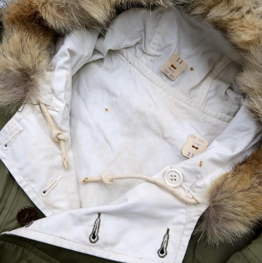 未使用 40s 大戦 米軍実物 1942年 リバーシブル スキー パーカー S