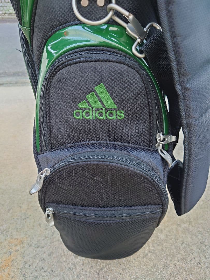 adidas キャディバッグ 黒・緑