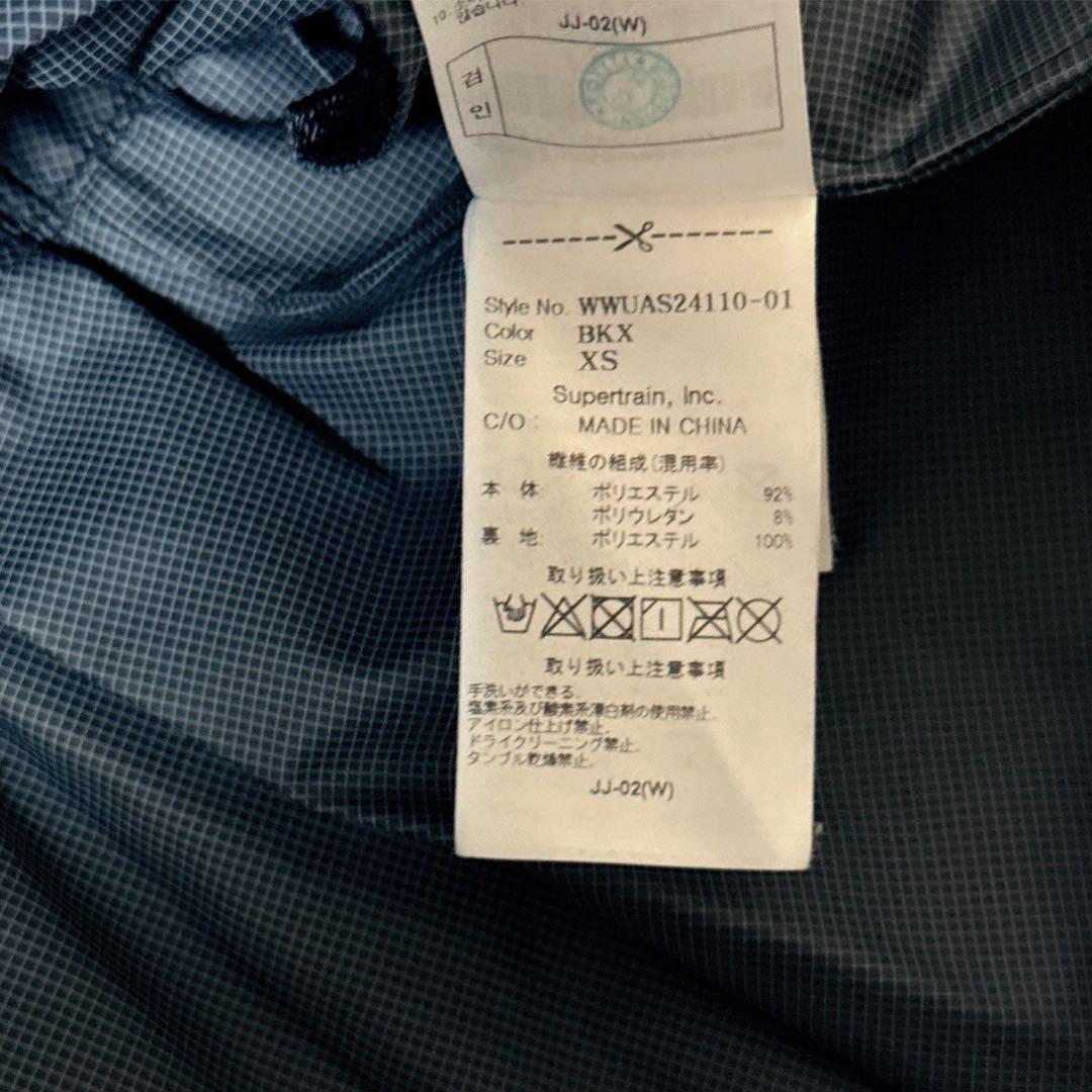 WAAC ワック　ジップアップワンピース　ブラック　XS