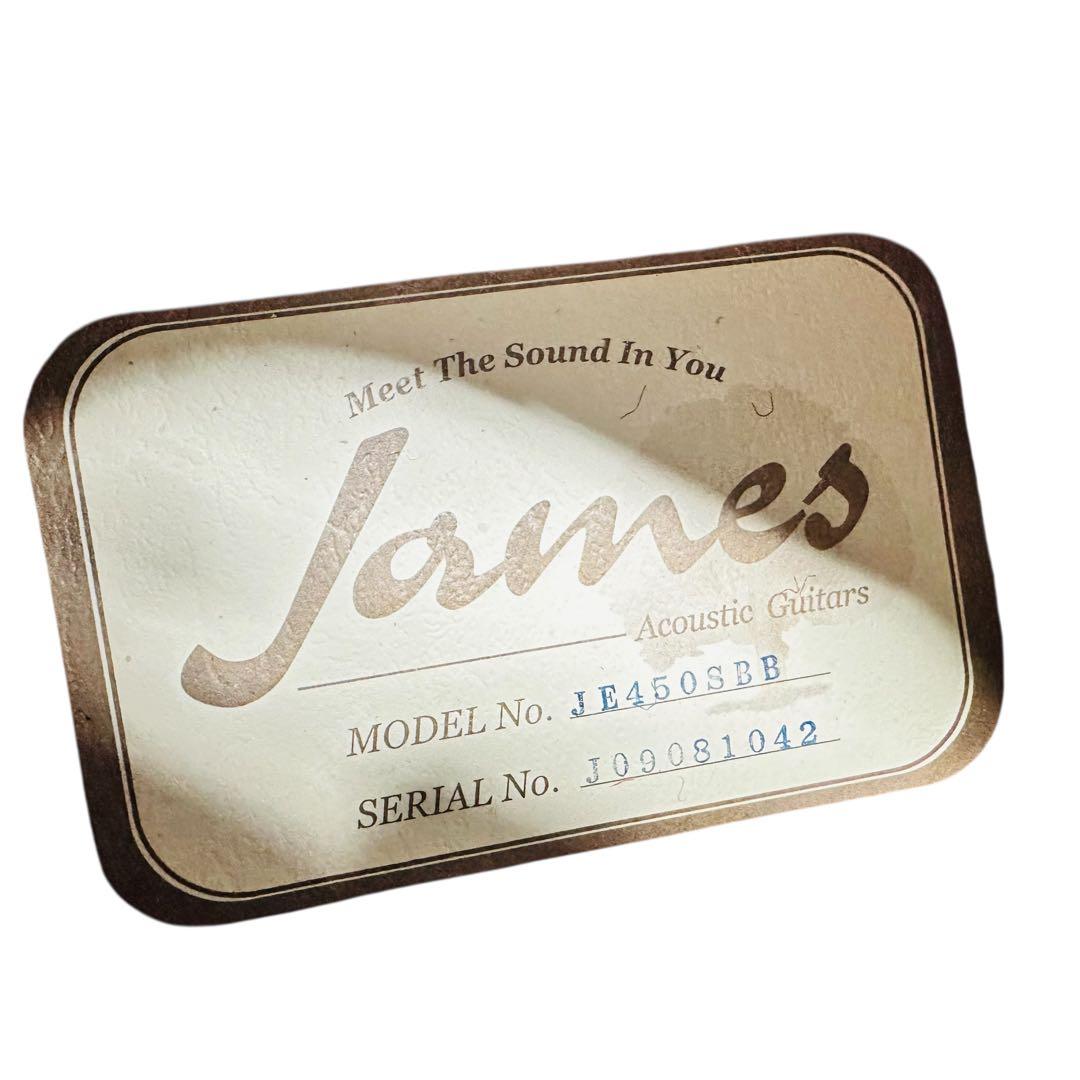 JAMES ジェームス　アコースティックギター　エレアコ　JE450SBB
